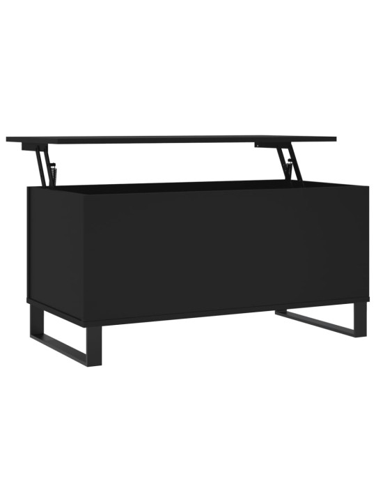Konferenční stolek černý 90 x 44,5 x 45 cm kompozitní dřevo
