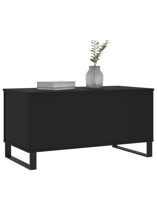 Konferenční stolek černý 90 x 44,5 x 45 cm kompozitní dřevo