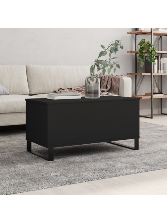 Konferenční stolek černý 90 x 44,5 x 45 cm kompozitní dřevo