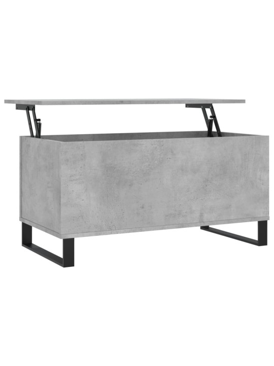Konferenční stolek betonově šedý 90x44,5x45 cm kompozitní dřevo