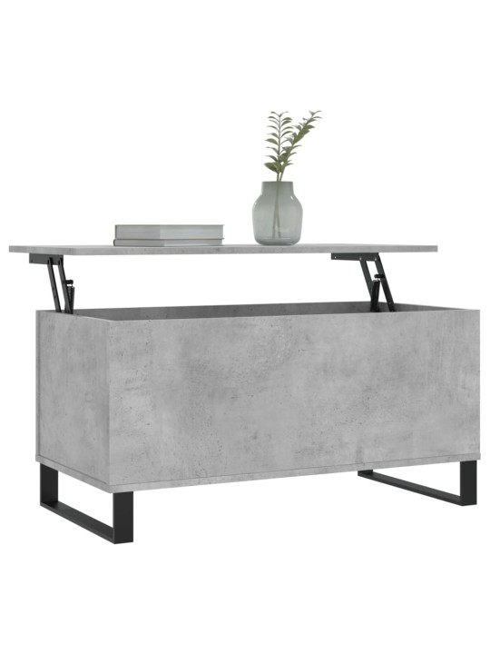 Konferenční stolek betonově šedý 90x44,5x45 cm kompozitní dřevo