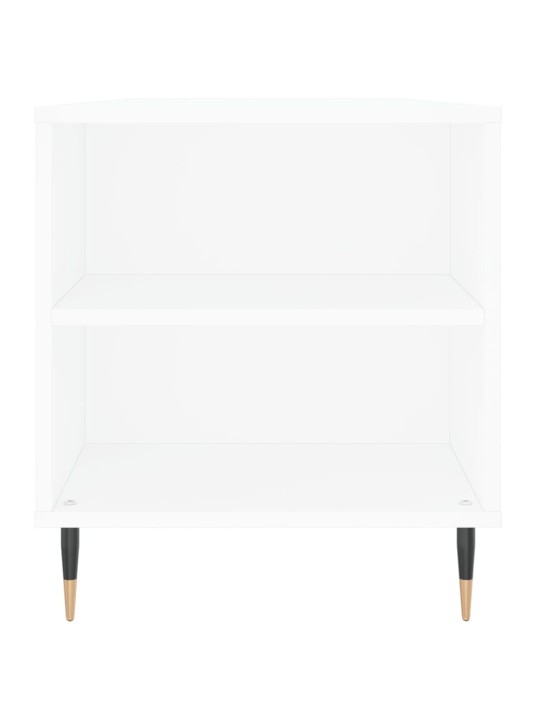 Konferenční stolek bílý 102 x 44,5 x 50 cm kompozitní dřevo