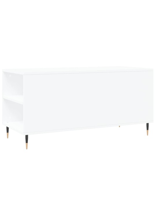 Konferenční stolek bílý 102 x 44,5 x 50 cm kompozitní dřevo