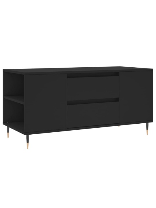 Konferenční stolek černý 102 x 44,5 x 50 cm kompozitní dřevo