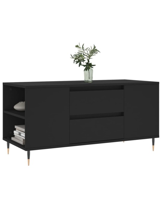 Konferenční stolek černý 102 x 44,5 x 50 cm kompozitní dřevo