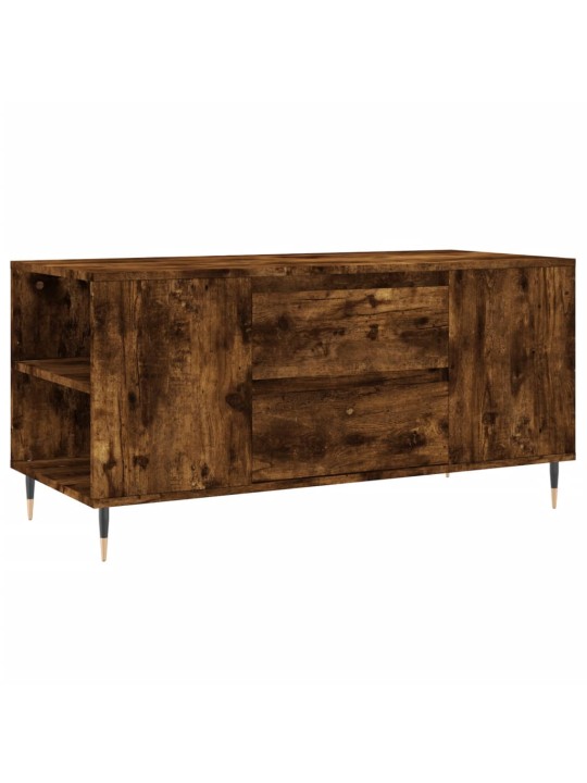 Konferenční stolek kouřový dub 102x44,5x50 cm kompozitní dřevo
