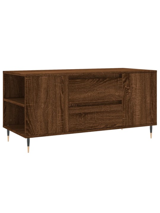 Konferenční stolek hnědý dub 102x44,5x50 cm kompozitní dřevo