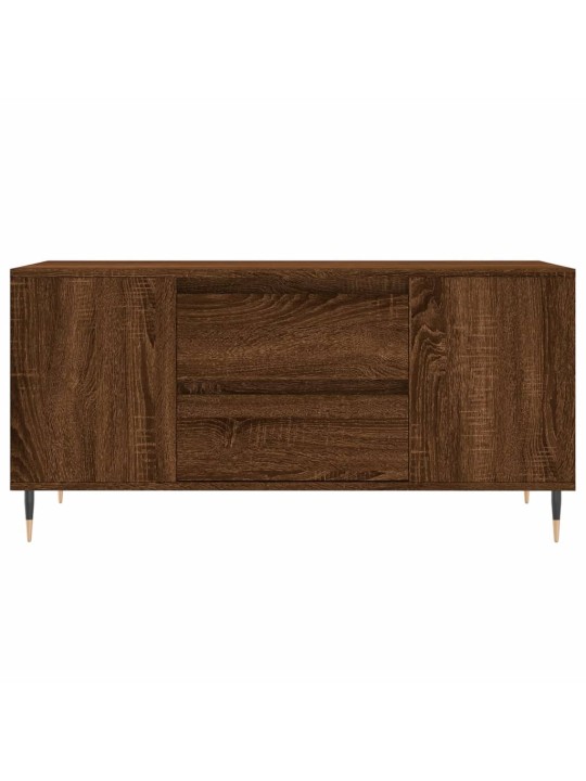 Konferenční stolek hnědý dub 102x44,5x50 cm kompozitní dřevo