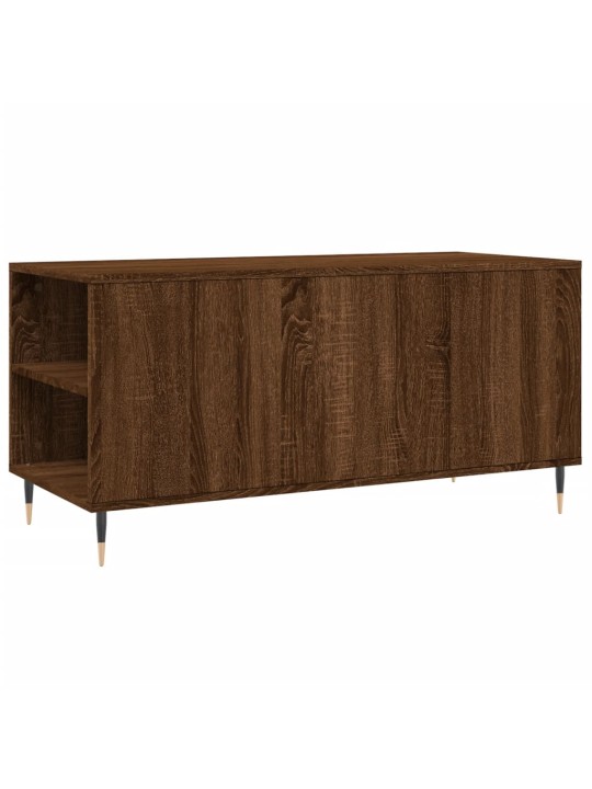 Konferenční stolek hnědý dub 102x44,5x50 cm kompozitní dřevo