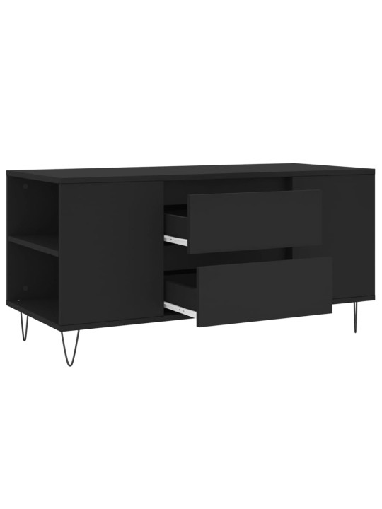Konferenční stolek černý 102 x 44,5 x 50 cm kompozitní dřevo