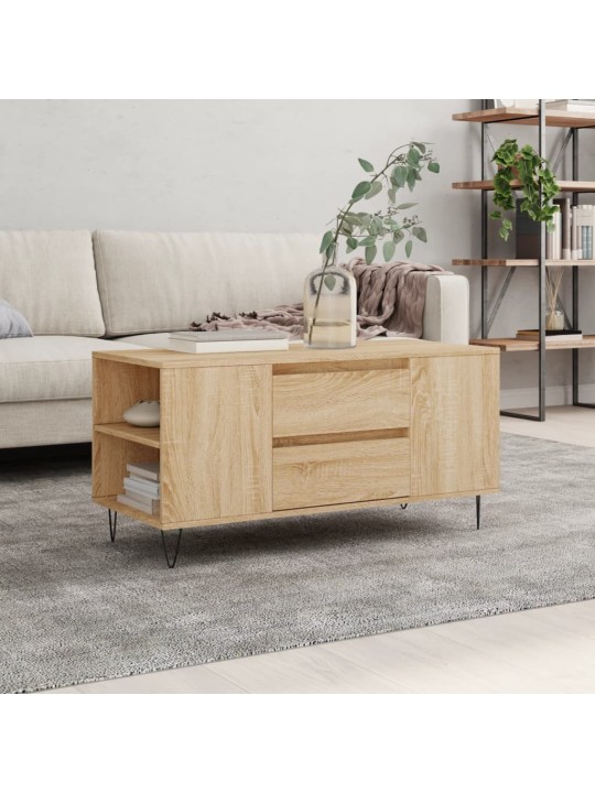 Konferenční stolek dub sonoma 102x44,5x50 cm kompozitní dřevo
