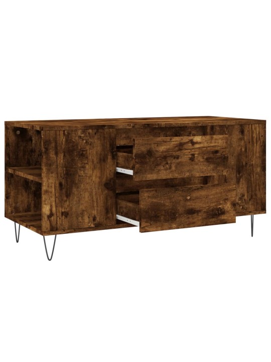 Konferenční stolek kouřový dub 102x44,5x50 cm kompozitní dřevo