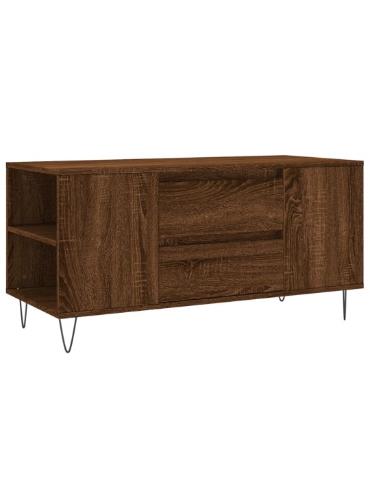Konferenční stolek hnědý dub 102x44,5x50 cm kompozitní dřevo