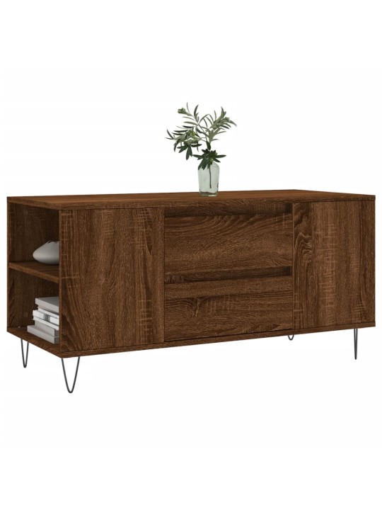 Konferenční stolek hnědý dub 102x44,5x50 cm kompozitní dřevo