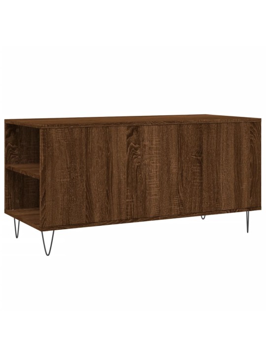 Konferenční stolek hnědý dub 102x44,5x50 cm kompozitní dřevo