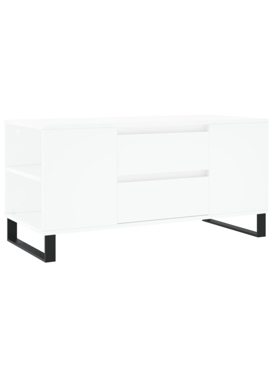 Konferenční stolek bílý 102 x 44,5 x 50 cm kompozitní dřevo