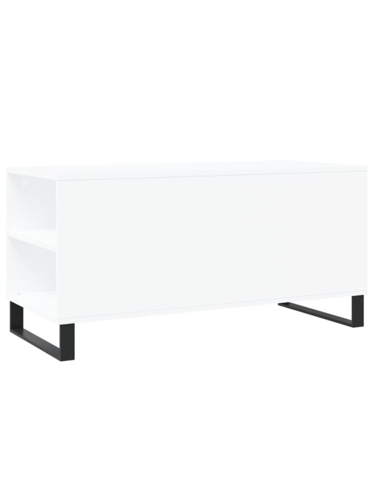 Konferenční stolek bílý 102 x 44,5 x 50 cm kompozitní dřevo