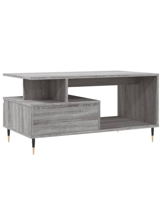 Konferenční stolek šedý sonoma 90 x 49 x 45 cm kompozitní dřevo
