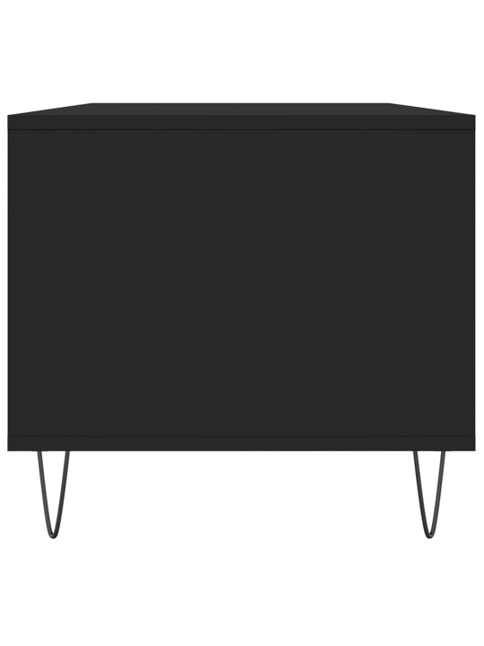 Konferenční stolek černý 90 x 49 x 45 cm kompozitní dřevo