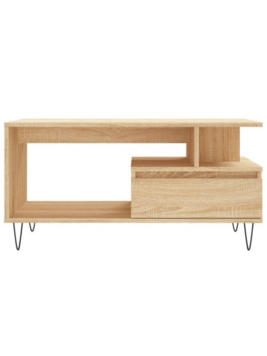 Konferenční stolek dub sonoma 90x49x45 cm kompozitní dřevo