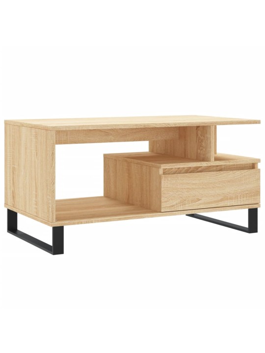 Konferenční stolek dub sonoma 90x49x45 cm kompozitní dřevo