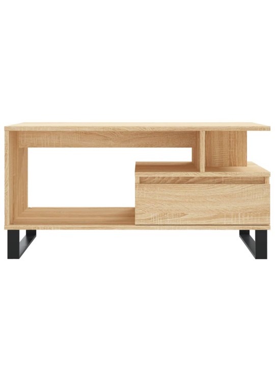 Konferenční stolek dub sonoma 90x49x45 cm kompozitní dřevo