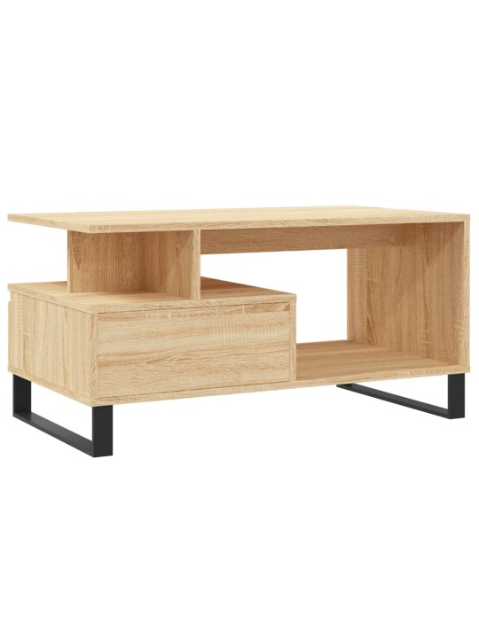 Konferenční stolek dub sonoma 90x49x45 cm kompozitní dřevo
