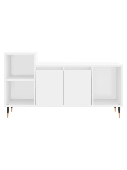TV skříňka bílá 100x35x55 cm kompozitní dřevo