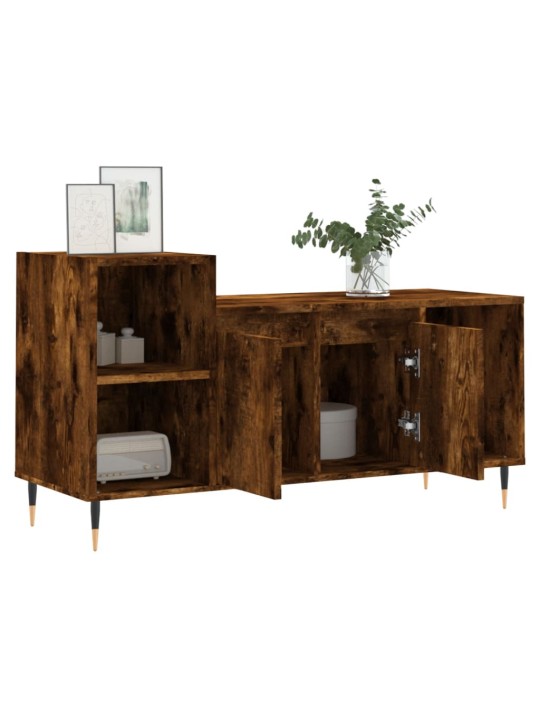 TV skříňka kouřový dub 100x35x55 cm kompozitní dřevo