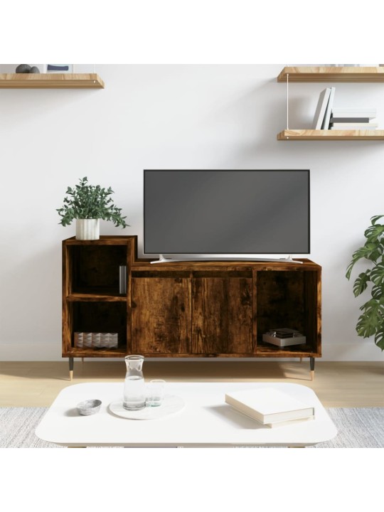 TV skříňka kouřový dub 100x35x55 cm kompozitní dřevo