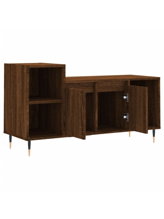 TV skříňka hnědý dub 100x35x55 cm kompozitní dřevo