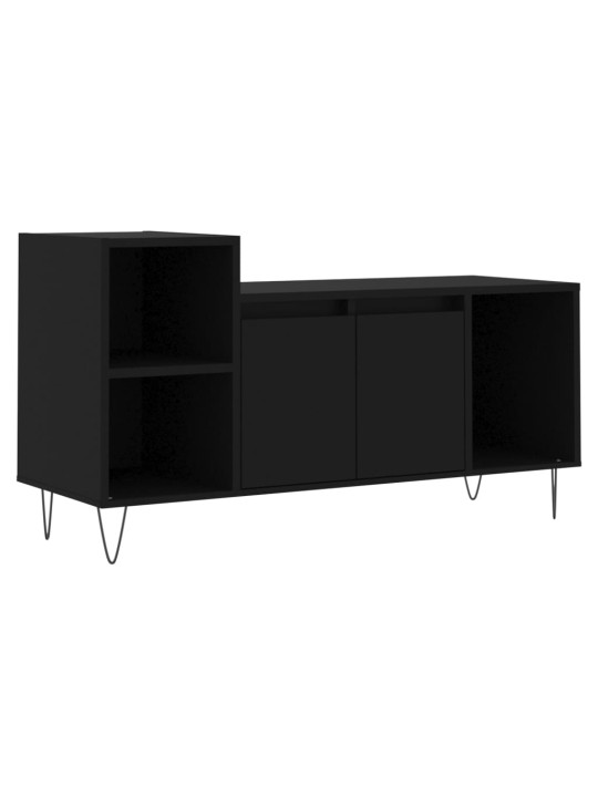 TV skříňka černá 100x35x55 cm kompozitní dřevo