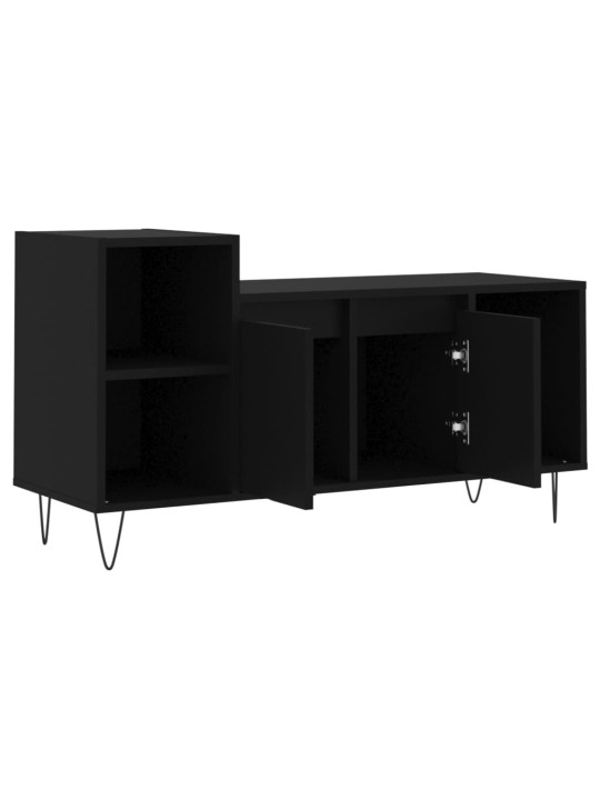 TV skříňka černá 100x35x55 cm kompozitní dřevo