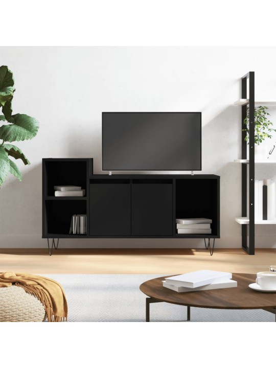 TV skříňka černá 100x35x55 cm kompozitní dřevo