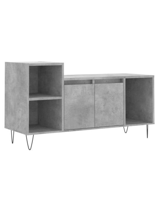 TV skříňka betonově šedá 100x35x55 cm kompozitní dřevo