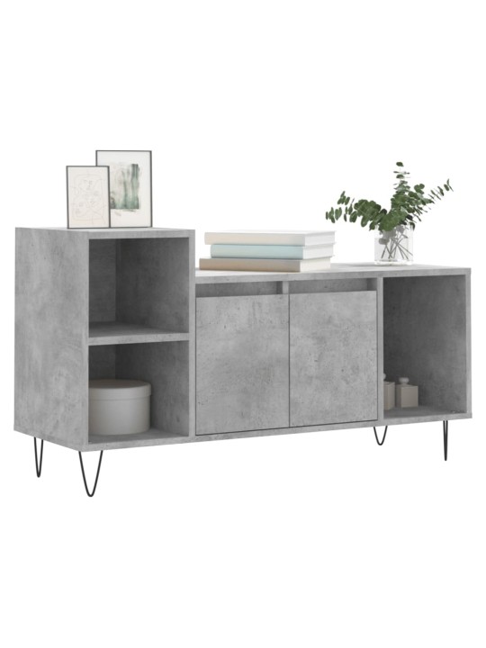 TV skříňka betonově šedá 100x35x55 cm kompozitní dřevo