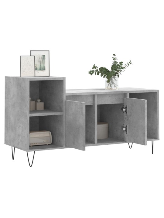 TV skříňka betonově šedá 100x35x55 cm kompozitní dřevo