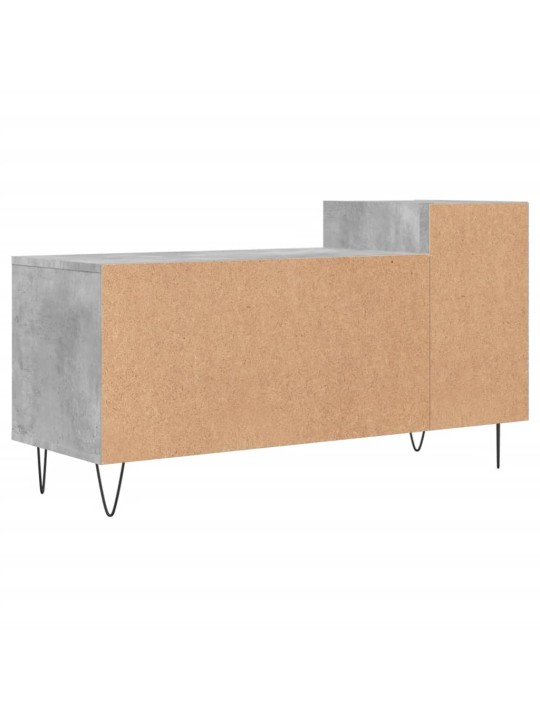 TV skříňka betonově šedá 100x35x55 cm kompozitní dřevo