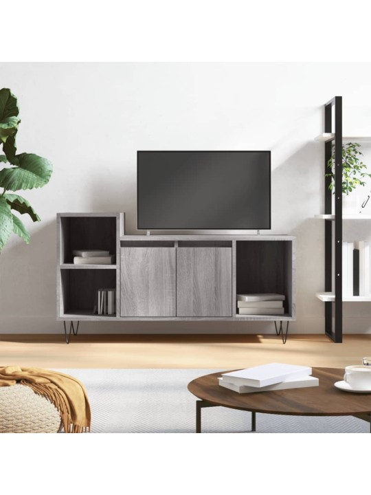 TV skříňka šedá sonoma 100x35x55 cm kompozitní dřevo