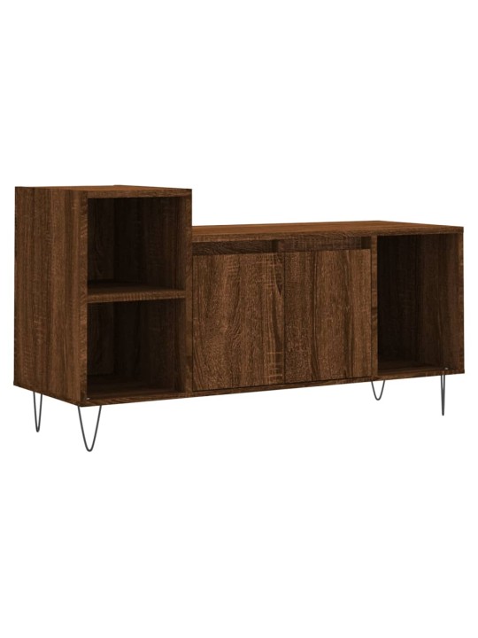 TV skříňka hnědý dub 100x35x55 cm kompozitní dřevo
