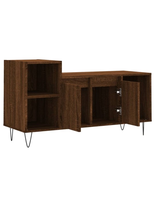 TV skříňka hnědý dub 100x35x55 cm kompozitní dřevo
