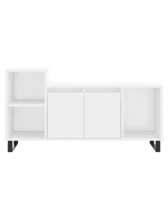 TV skříňka bílá 100x35x55 cm kompozitní dřevo