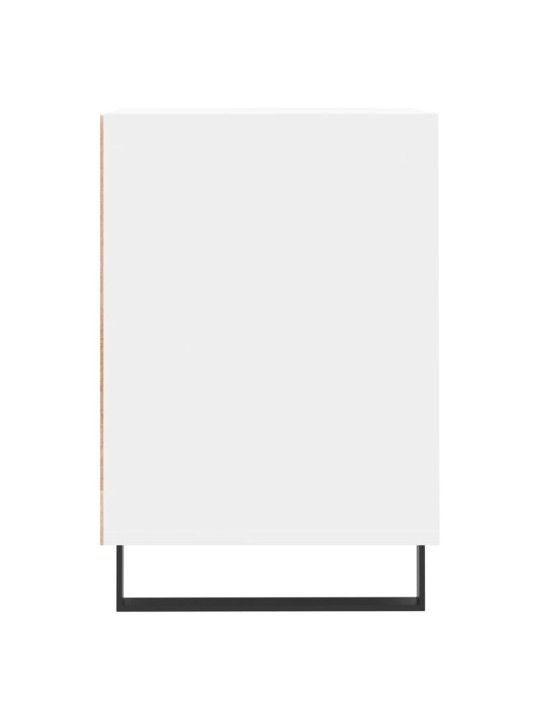 TV skříňka bílá 100x35x55 cm kompozitní dřevo