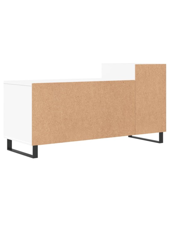 TV skříňka bílá 100x35x55 cm kompozitní dřevo