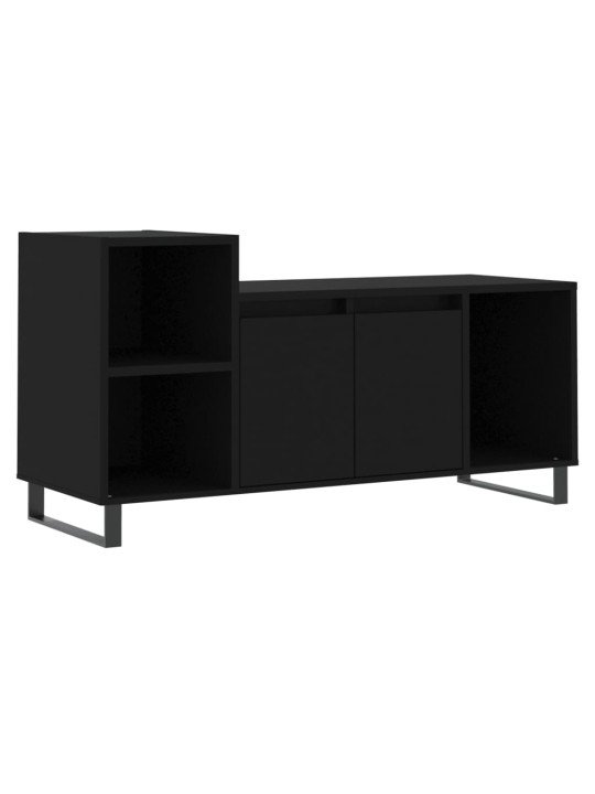 TV skříňka černá 100x35x55 cm kompozitní dřevo