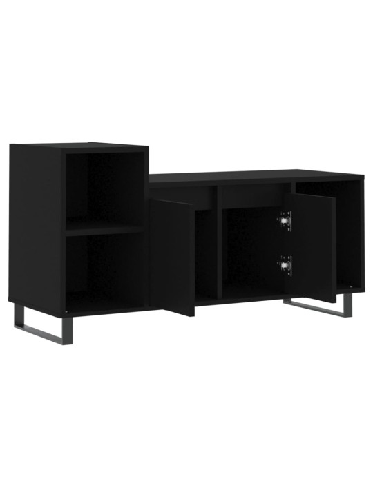 TV skříňka černá 100x35x55 cm kompozitní dřevo