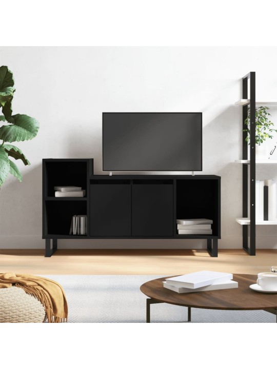 TV skříňka černá 100x35x55 cm kompozitní dřevo