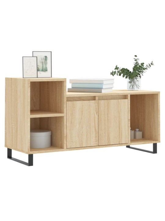 TV skříňka dub sonoma 100x35x55 cm kompozitní dřevo