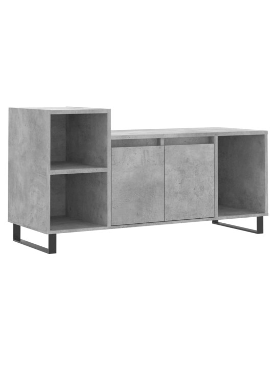 TV skříňka betonově šedá 100x35x55 cm kompozitní dřevo