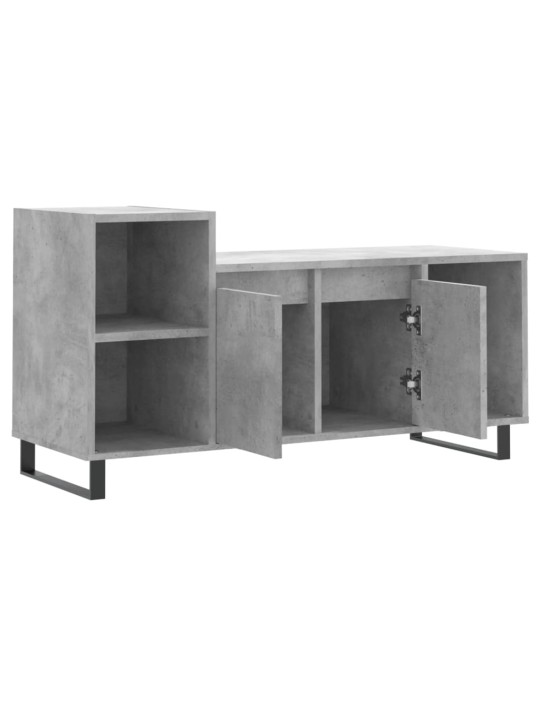 TV skříňka betonově šedá 100x35x55 cm kompozitní dřevo
